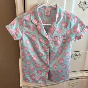 More than Magic cotton candy girls pajama shirt set EUC Size 10/12
